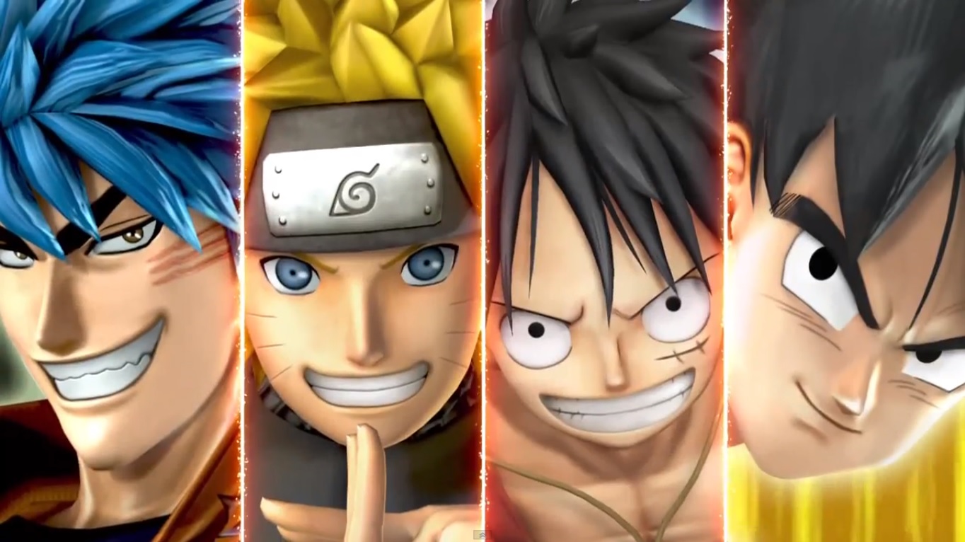 Gokú, Luffy, Naruto, Ichigo, Toriko y Kenshi pelearán juntos en J Stars