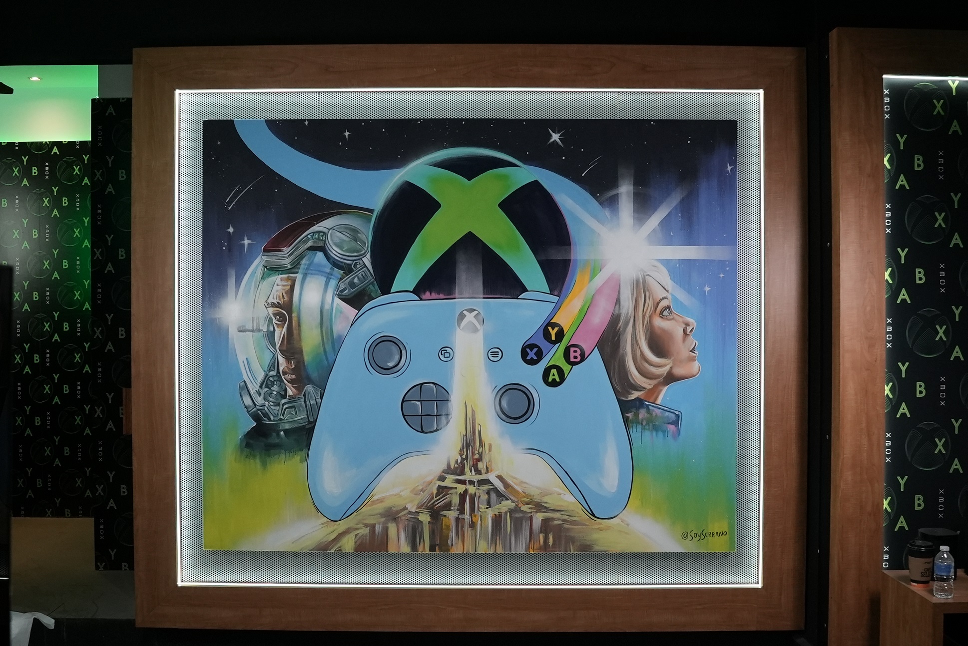 Xbox M Xico Celebra Starfield Con Un Bello Mural De Jorge Serrano Vgezone