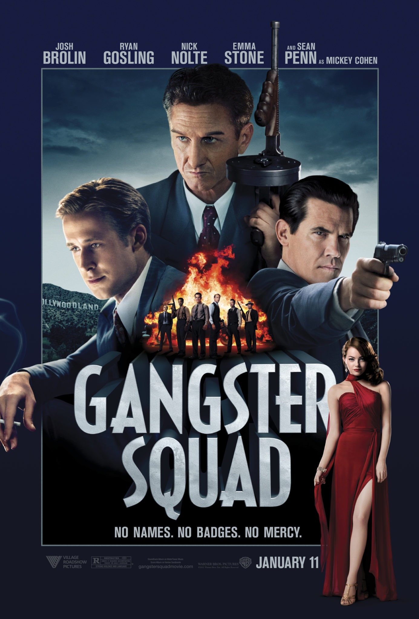 "Gangster Squad" revela nuevo trailer y póster VGEzone