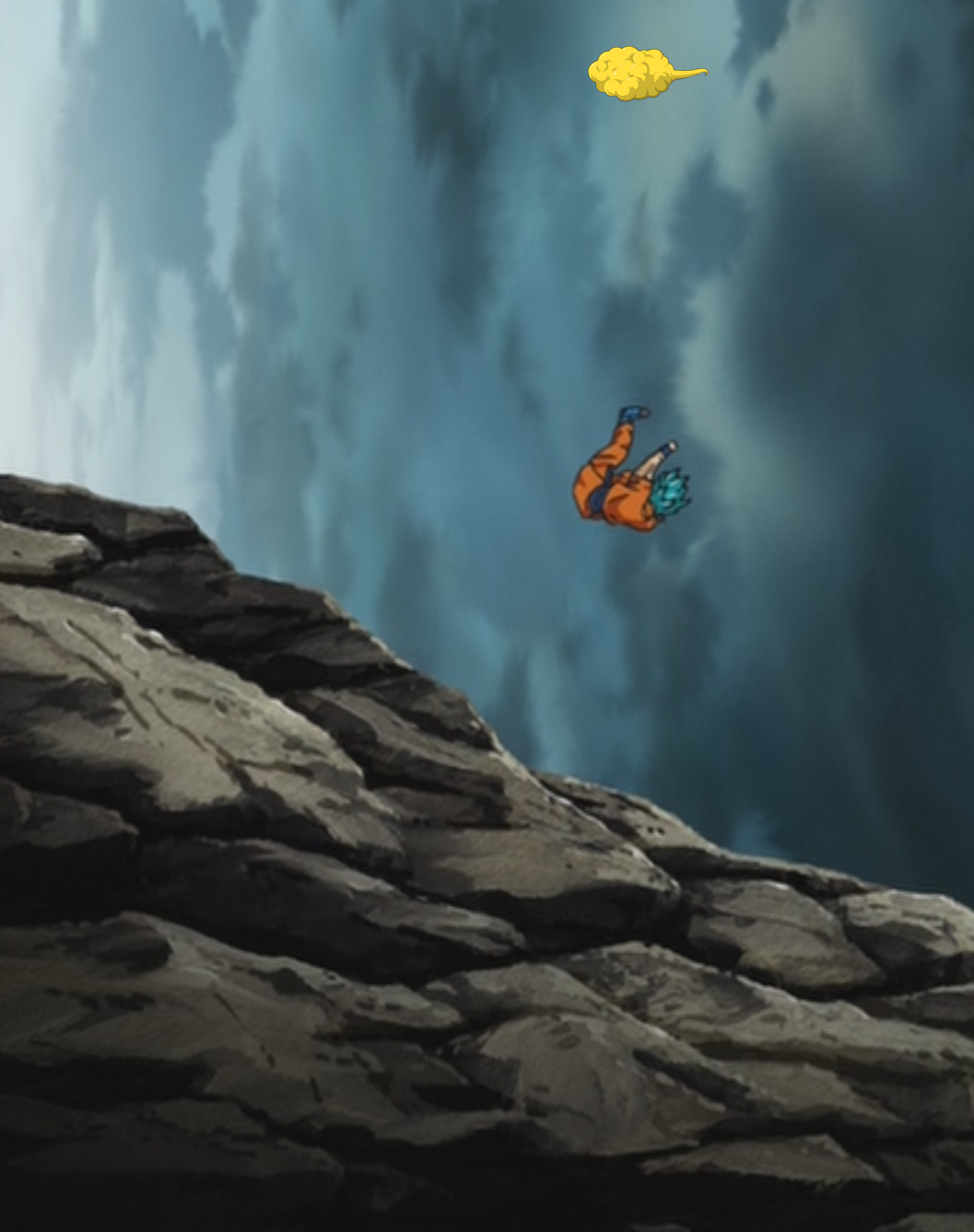 Goku se cae de la nube voladora! - VGEzone