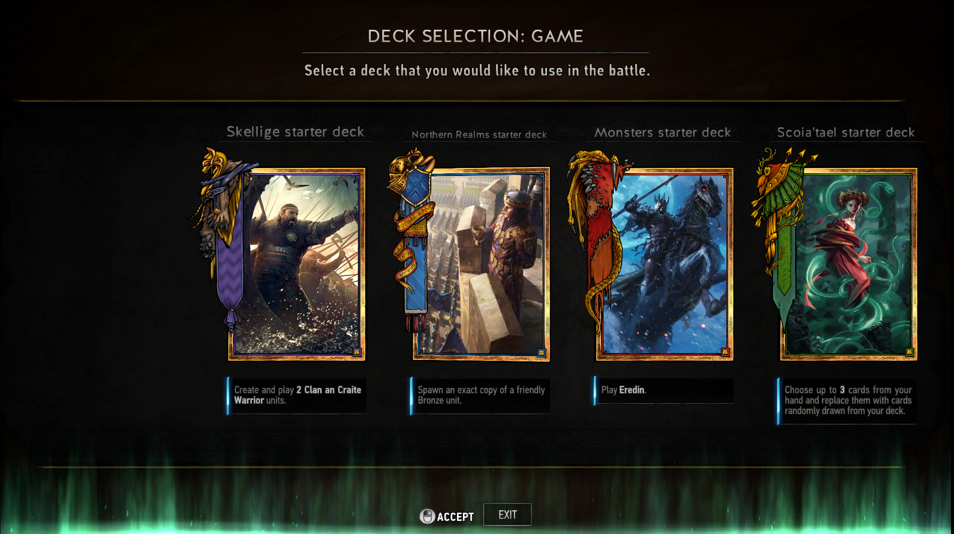 Gwent Decks