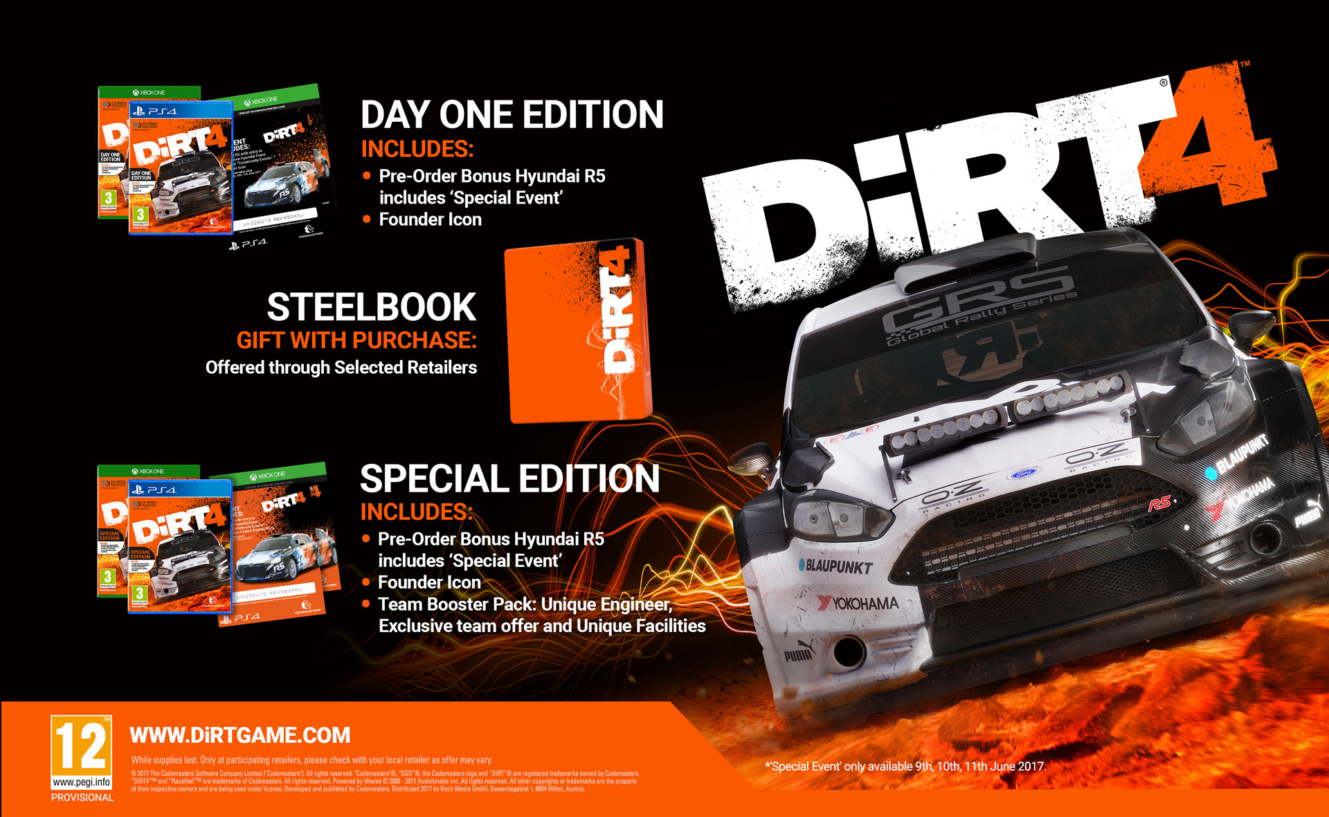 Включи special edition. Dirt 4. Dirt 4 русский язык. Koch Media Dirt 4 (Koch_2710).