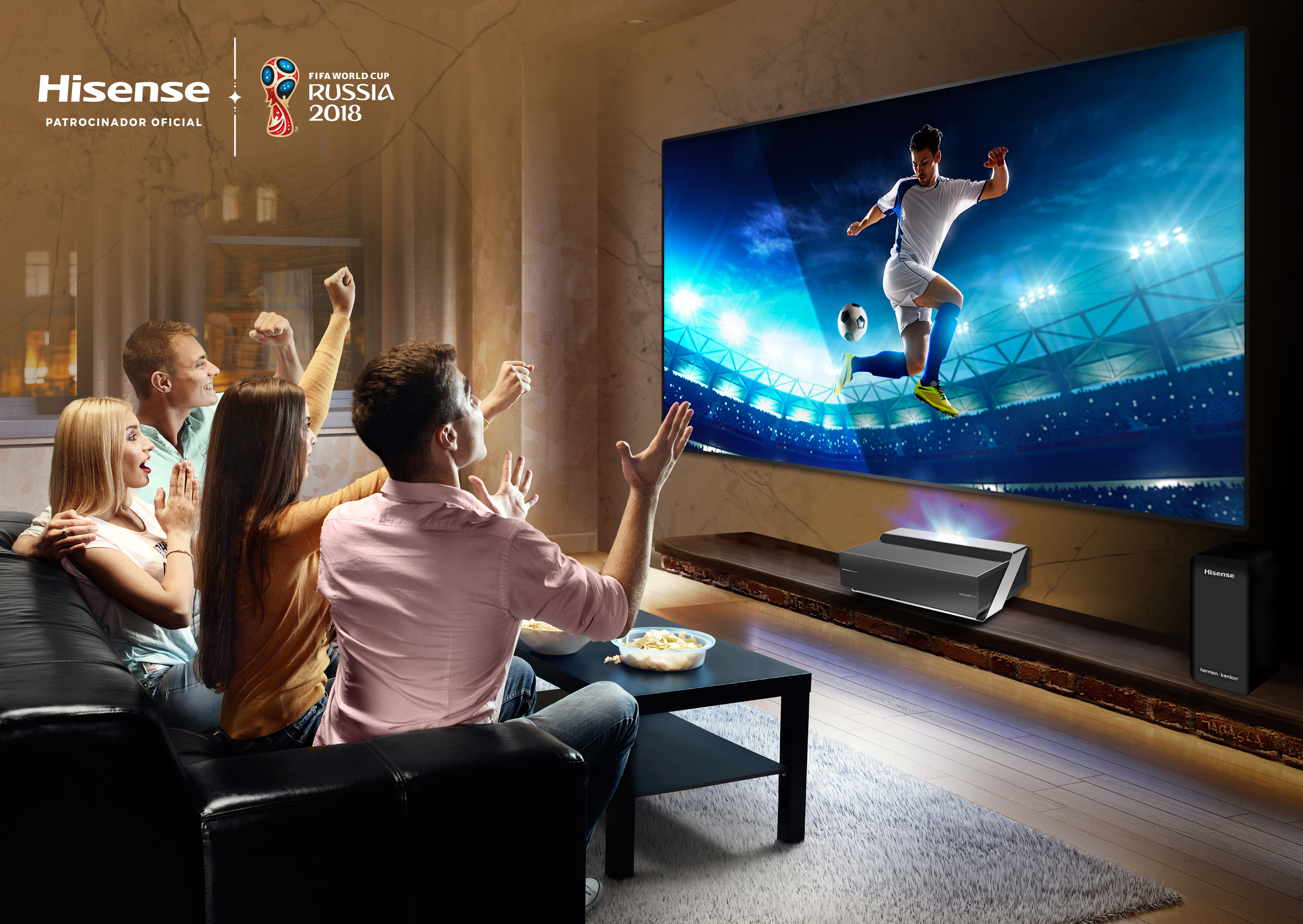 Hisense Presenta Su Nueva Línea 4k Y Anuncia Su Patrocinio A La Copa Del Mundo Vgezone 4276