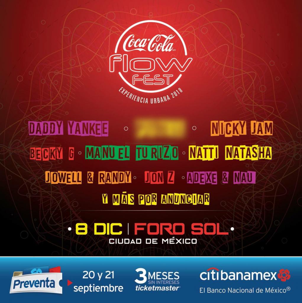 Daddy Yankee, Nicky Jam y Becky G encabezan el CocaCola Flow Fest