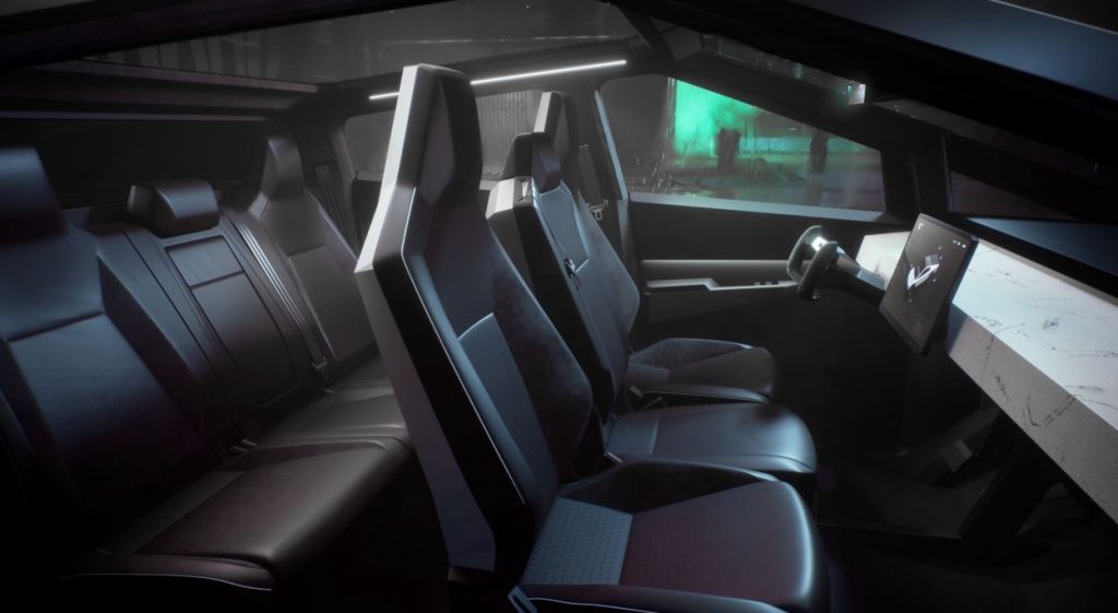 Interior Cybertruck