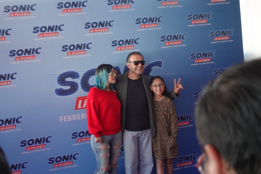 Alfombra Roja Sonic La Pel&iacute;cula Mario Casta&ntilde;eda