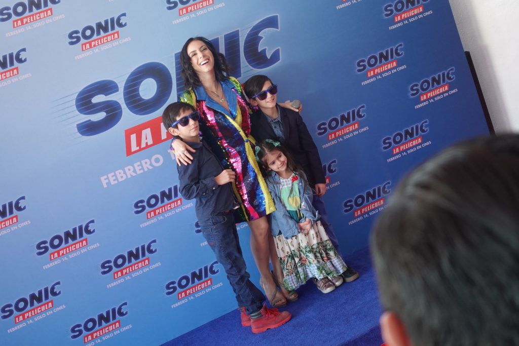 Alfombra Roja Sonic La Pel&iacute;cula Claudia Lizaldi
