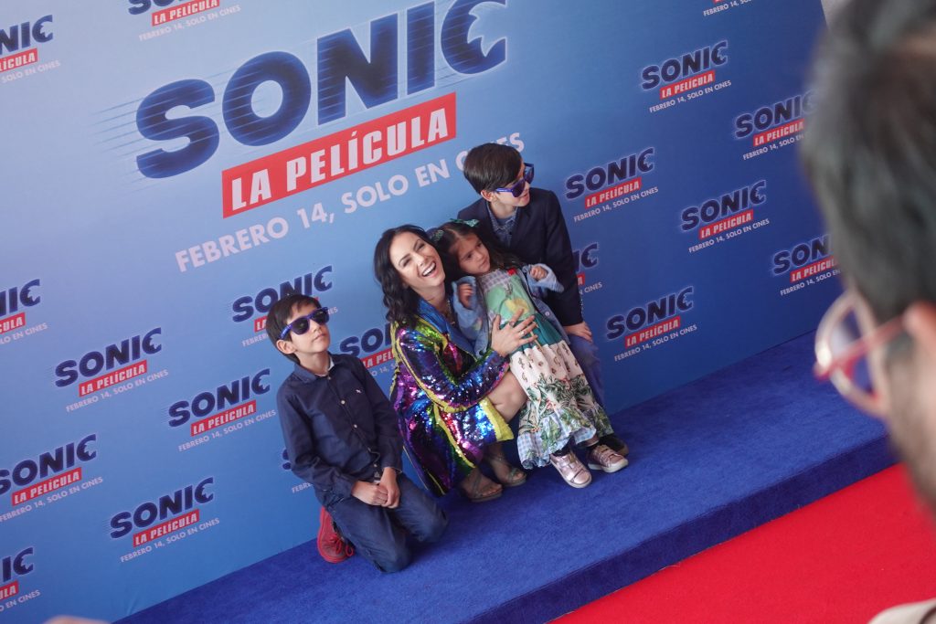 Alfombra Roja Sonic La Pel&iacute;cula Claudia Lizaldi