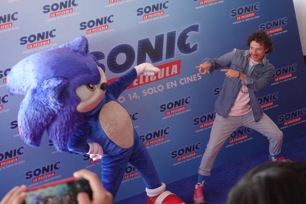 Alfombra Roja Sonic La Pel&iacute;cula Luisito Comunica