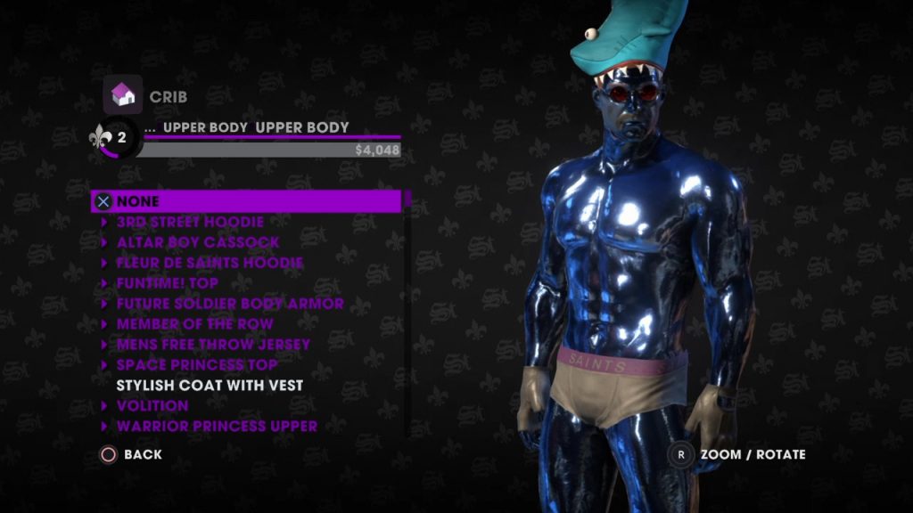 personalizacion personaje saints row the third remastered