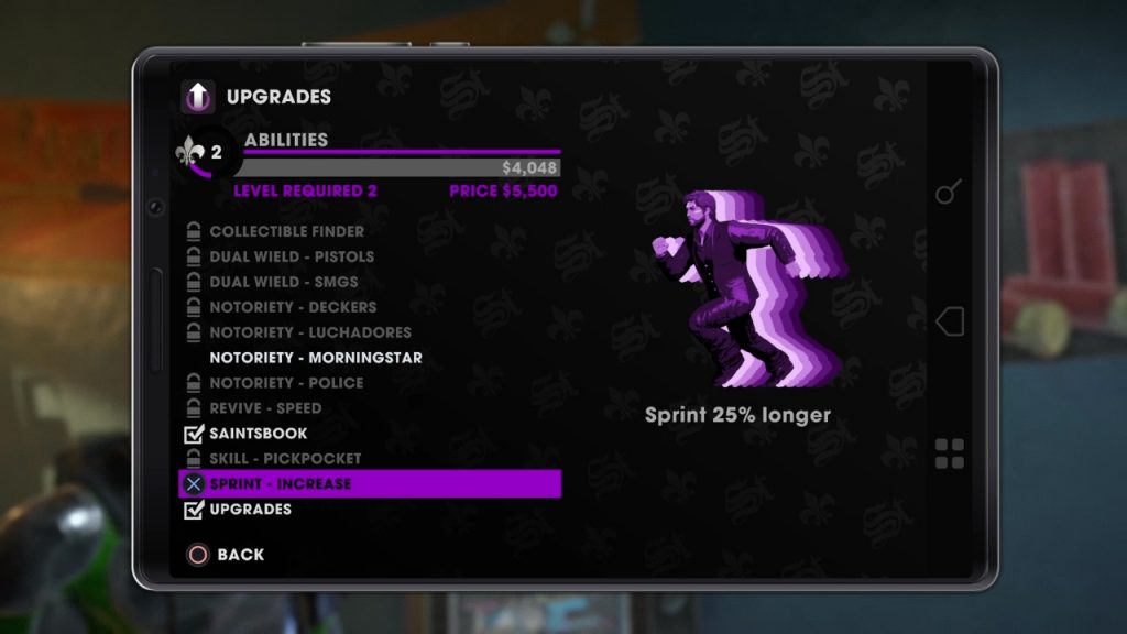 upgrades saints row the third