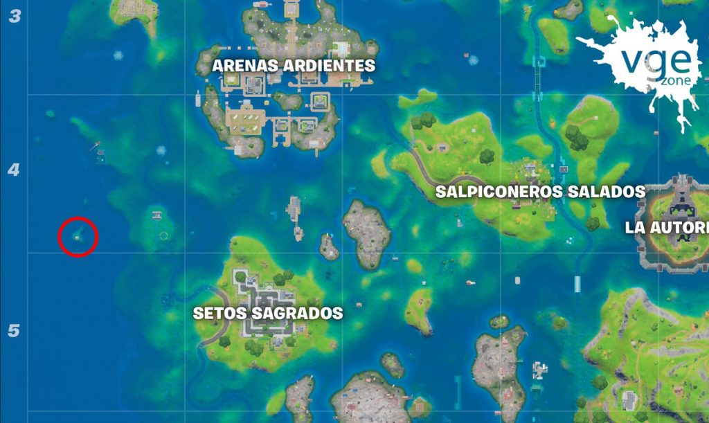 ubicacion caba&ntilde;a conglomerada fortnite