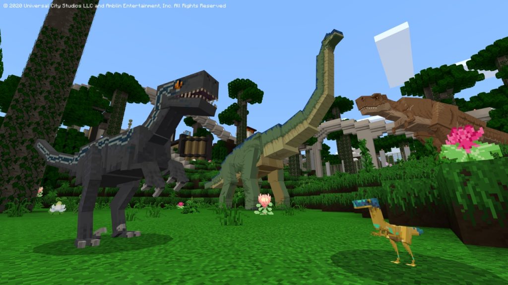 minecraft jurassic world dlc dinosaurs