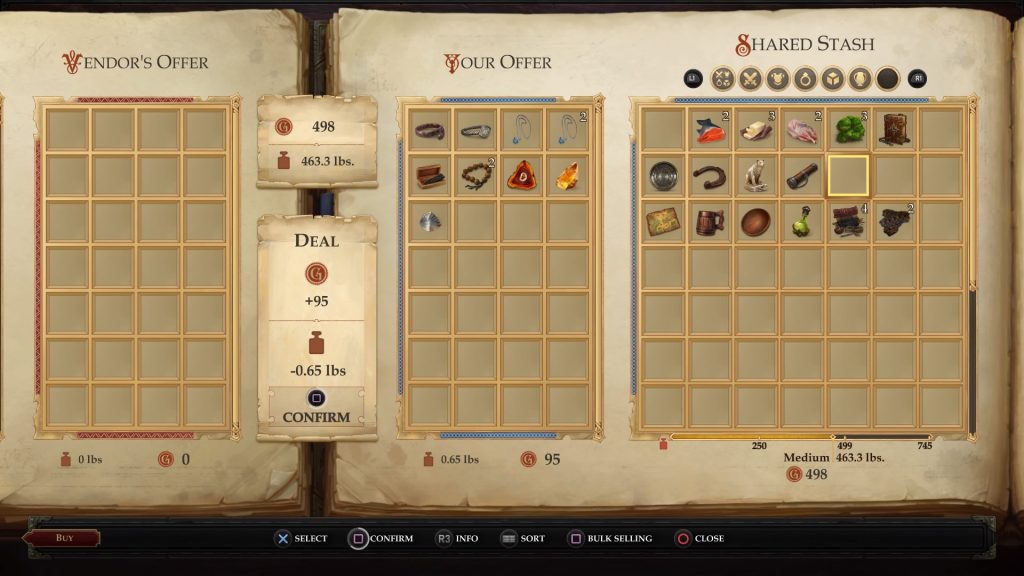 Men&uacute; de objetos