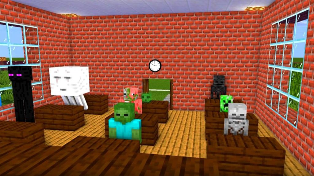 Minecraft escuela