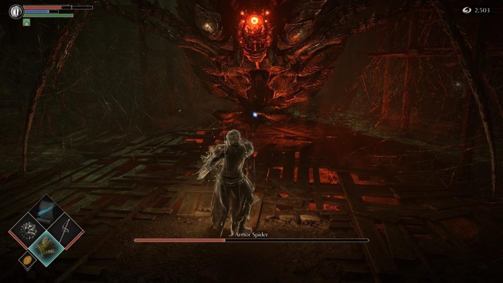 review demon's souls armor spider