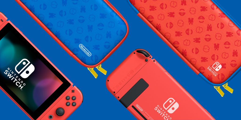 Nintendo Switch edici&oacute;n Mario estuche