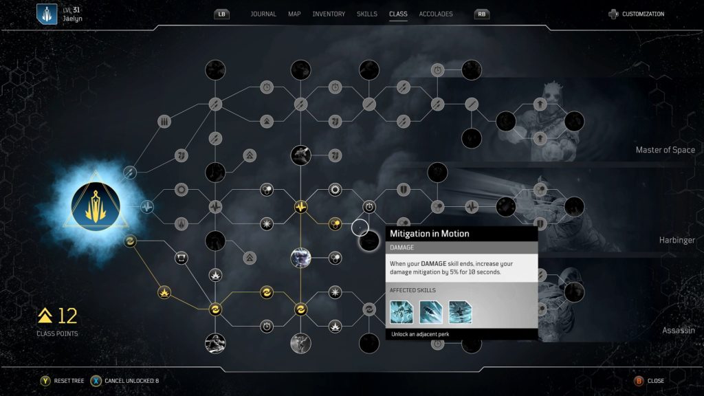 review outriders trickster skills