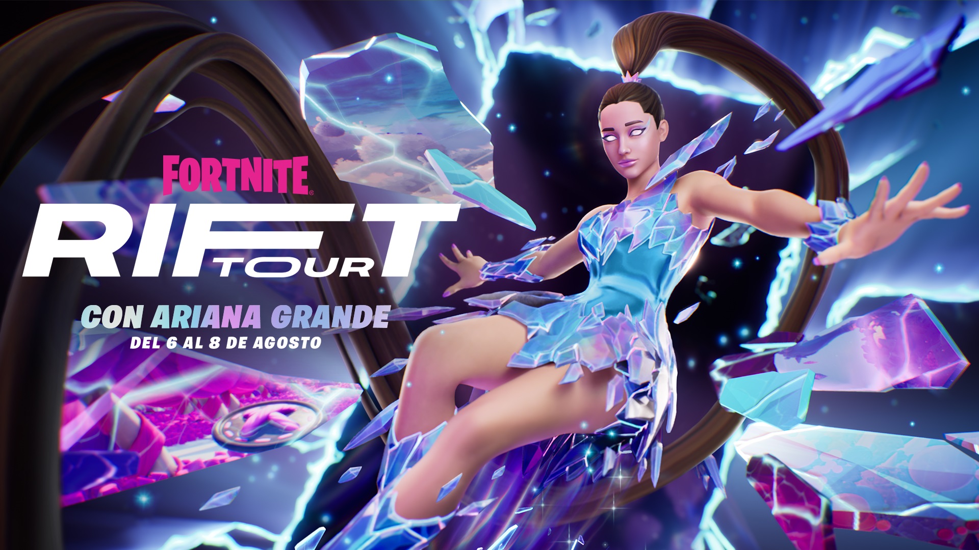 concierto ariana grande fortnite