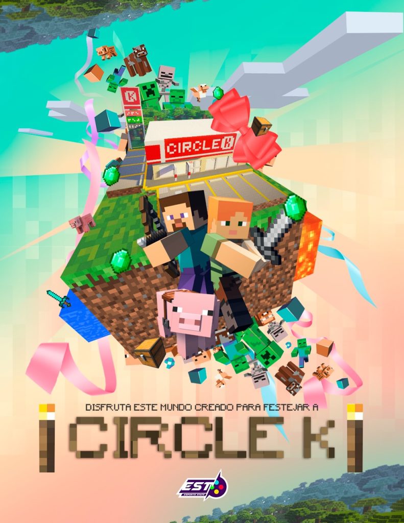 Celebra el aniversario de Circle K en Minecraft con Esports State y