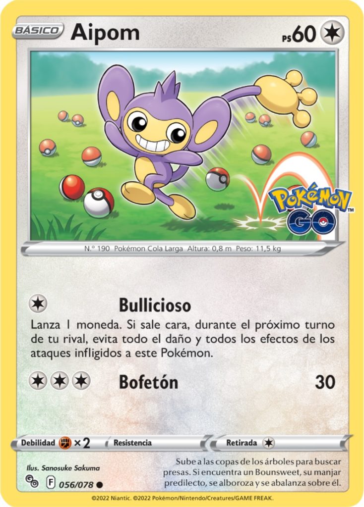 aipom Pok&eacute;mon GO Pok&eacute;mon TCG
