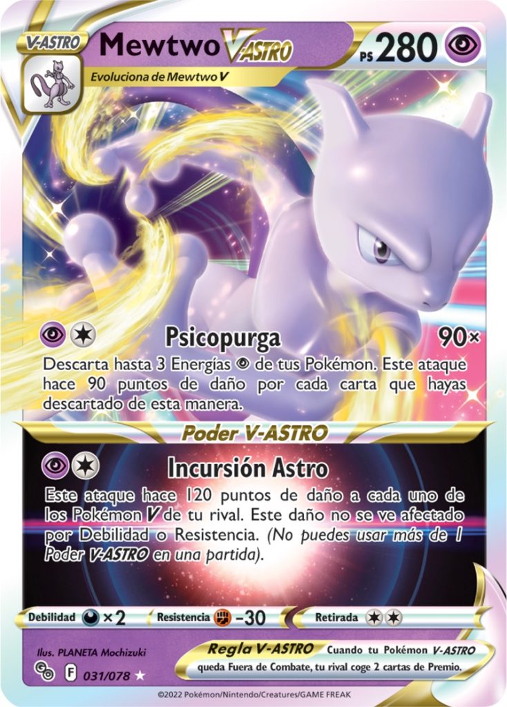 mewtwo v star Pok&eacute;mon GO Pok&eacute;mon TCG