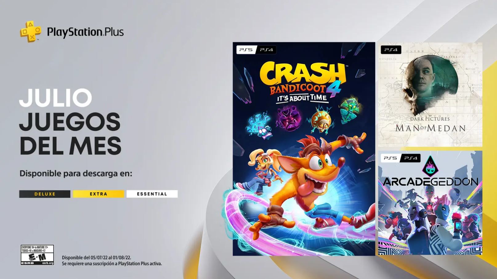 Crash 4 llega a los juegos de PS Plus de julio 2022 VGEzone