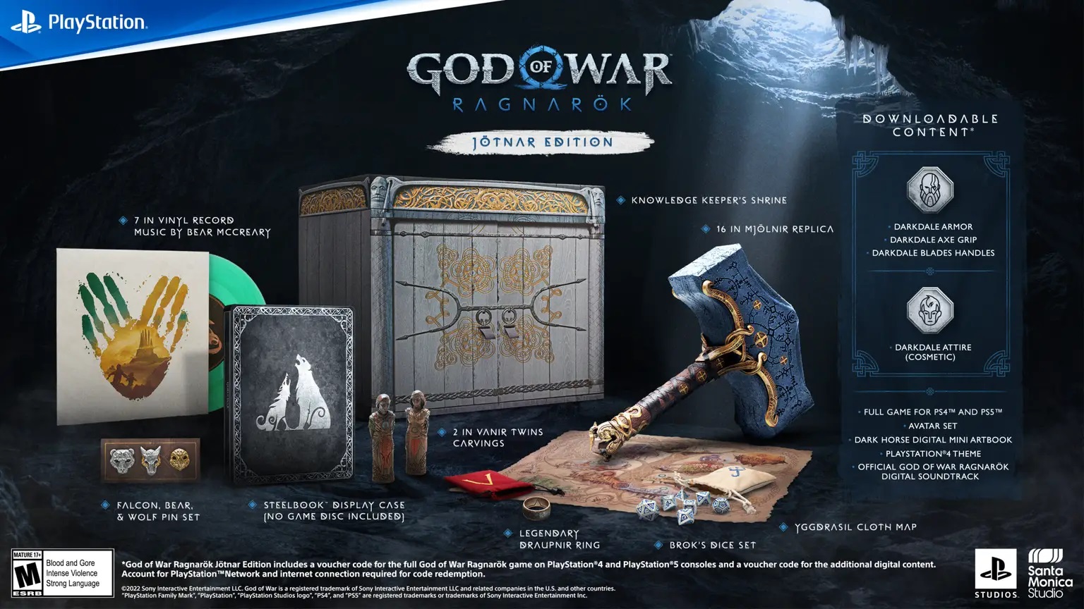 god of war edici&oacute;n de coleccionista jotnar
