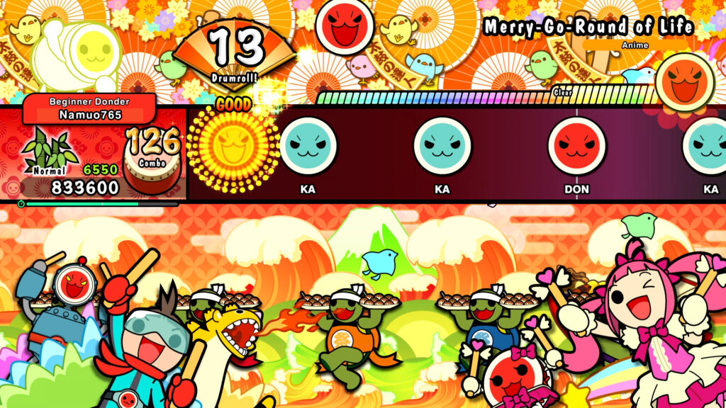 Review Taiko no Tatsujin: Rhythm Festival taiko mode