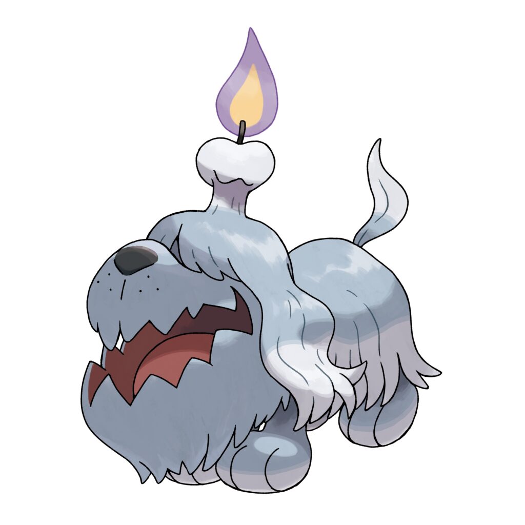 un pokemon que parece un perro