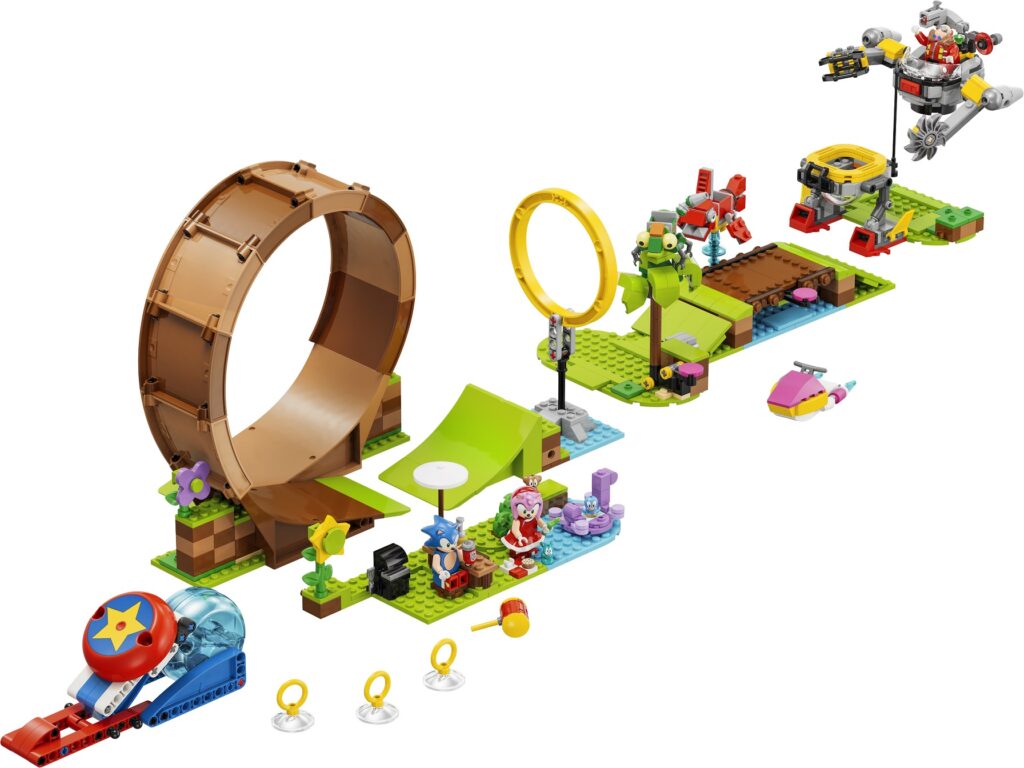 lego sonic bucle zona verde