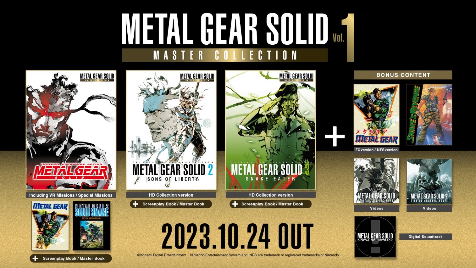 metal gear solid colecci&oacute;n maestra volumen 1