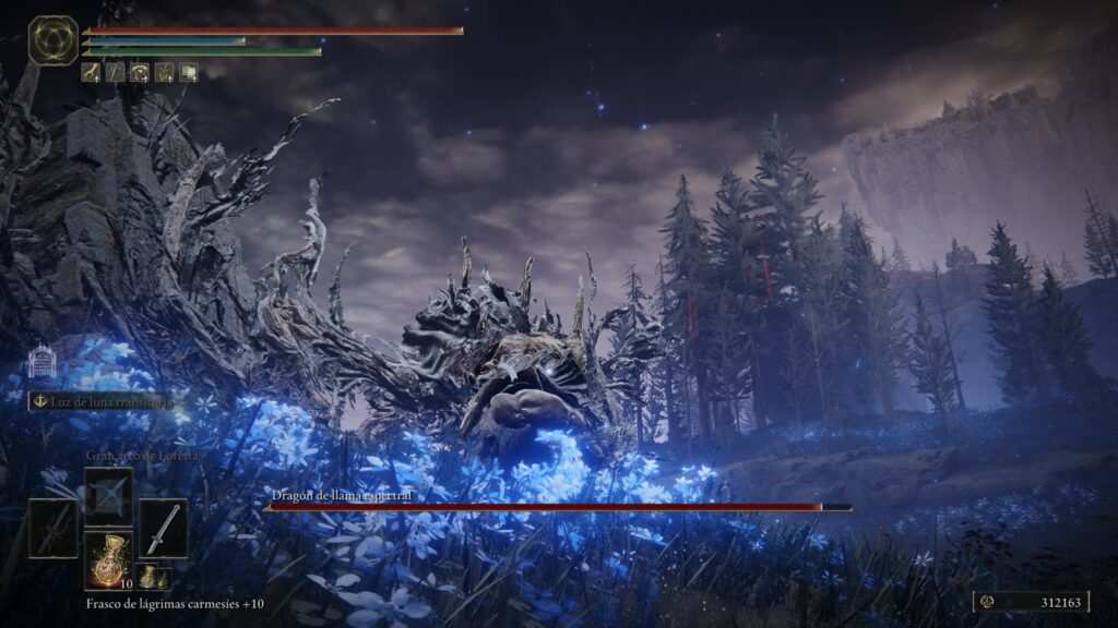 review elden ring: shadow of the erdtree dragon de llama espectral