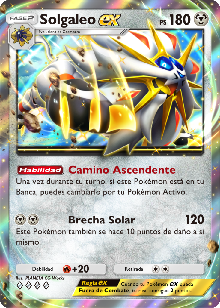Pok&eacute;mon TCG Pocket Guardianes Celestiales Solgaleo