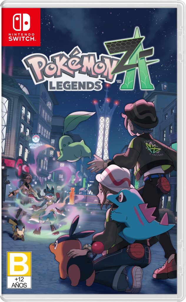 pok&eacute;mon legends: z-a portada switch