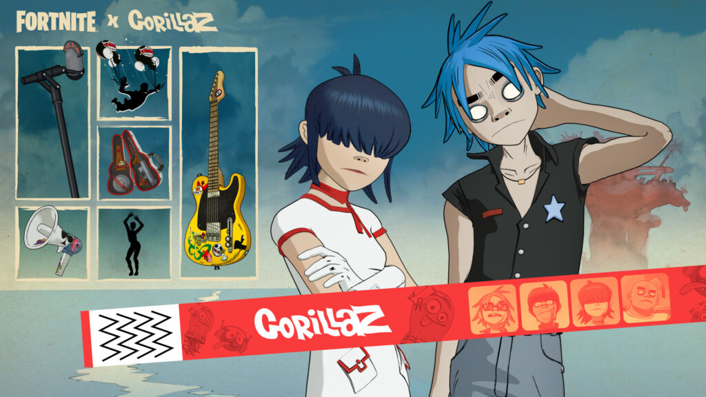 Noodle gorillaz fortnite