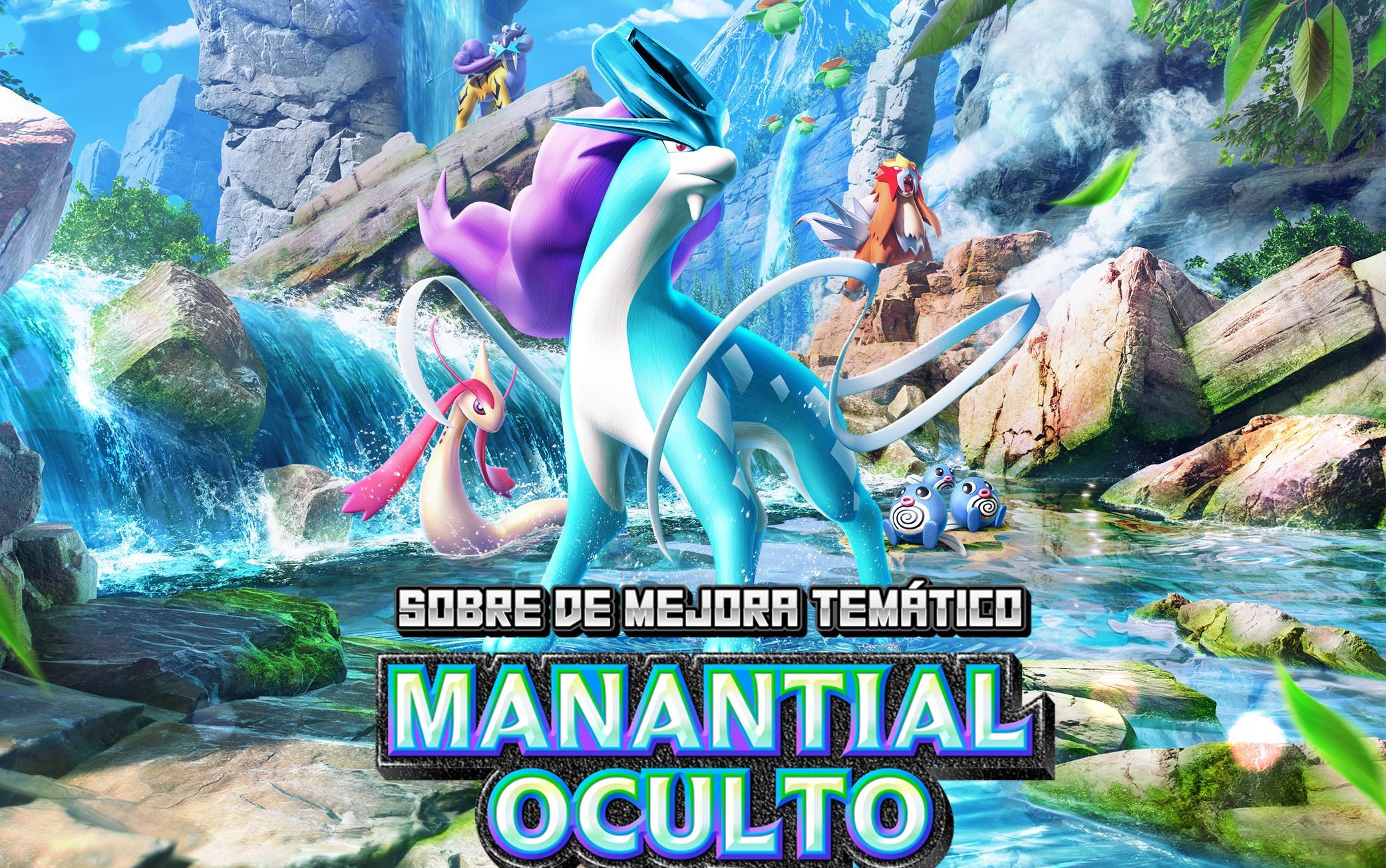 Pok&eacute;mon TCG Pocket Manantial Oculto suicune