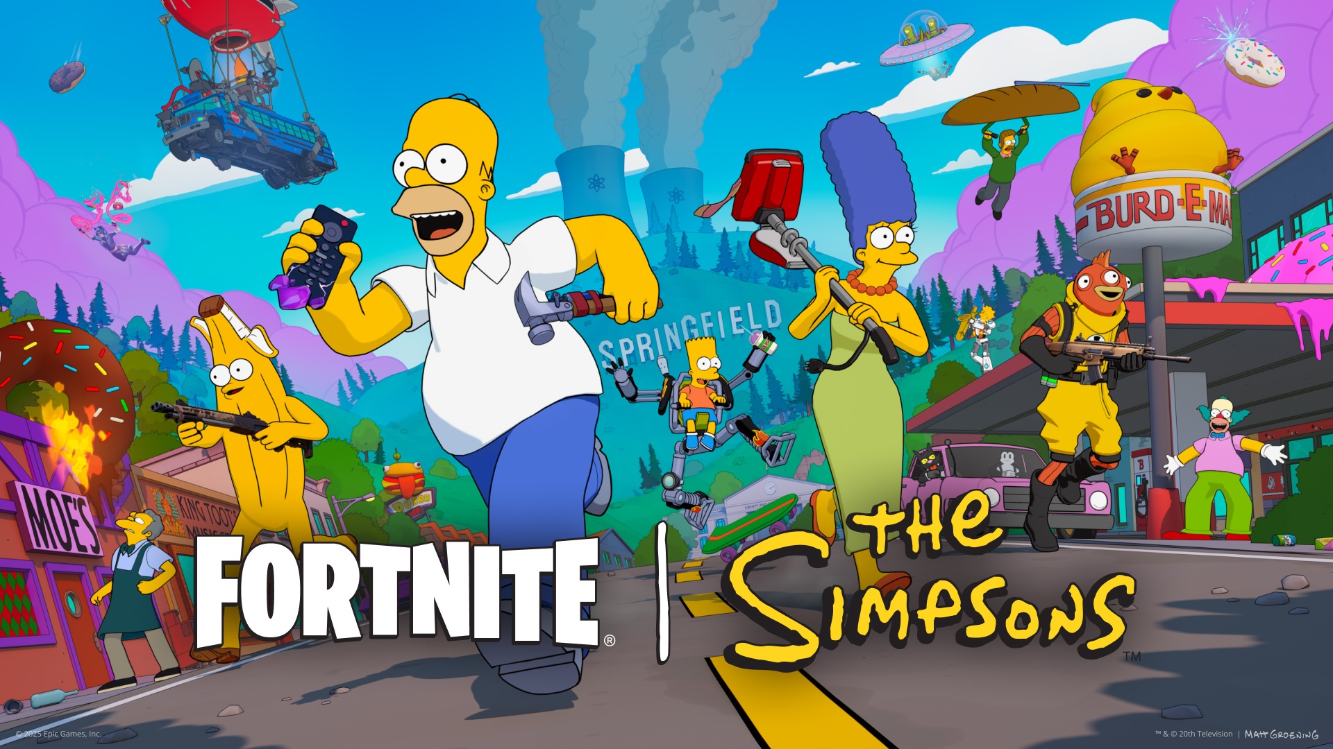 los simpson fortnite