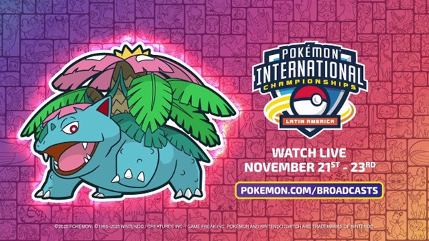 CAMPEONATO INTERNACIONAL POK&Eacute;MON DE LATINOAM&Eacute;RICA 2026 transmisi&oacute;n