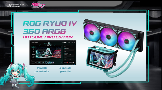 ROG Ryuo IV 360 ARGB Hatsune Miku Edition