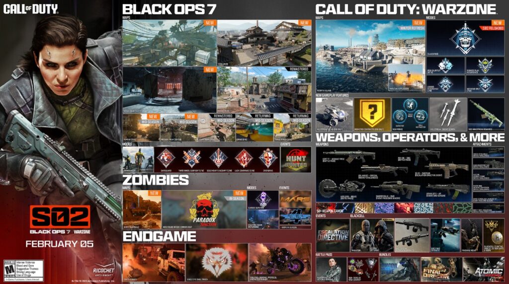 roadmap black ops 7 temporada 2