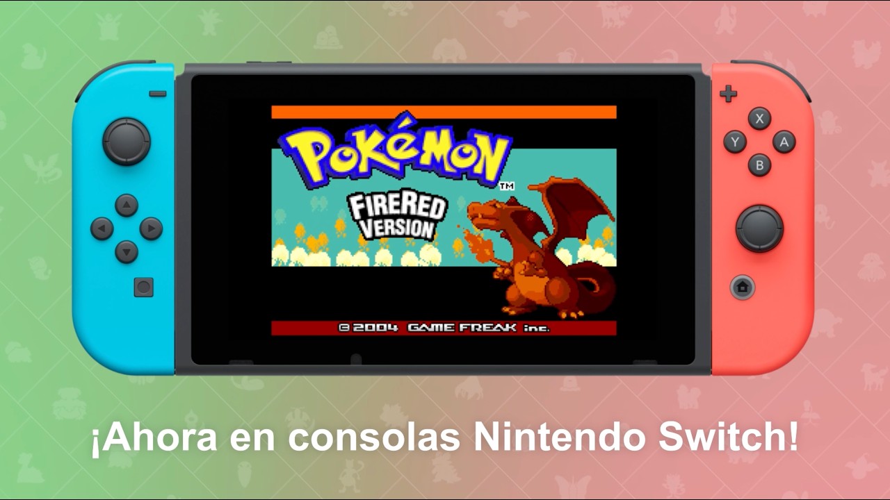 pok&eacute;mon rojo fuego switch