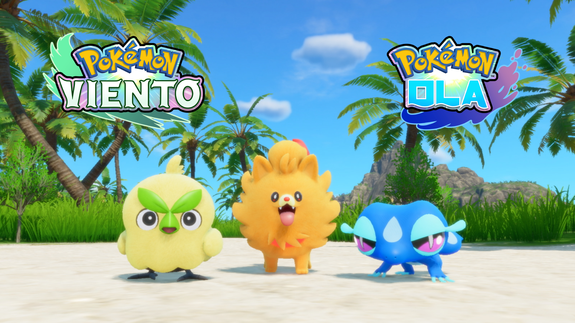 pok&eacute;mon viento y pok&eacute;mon ola