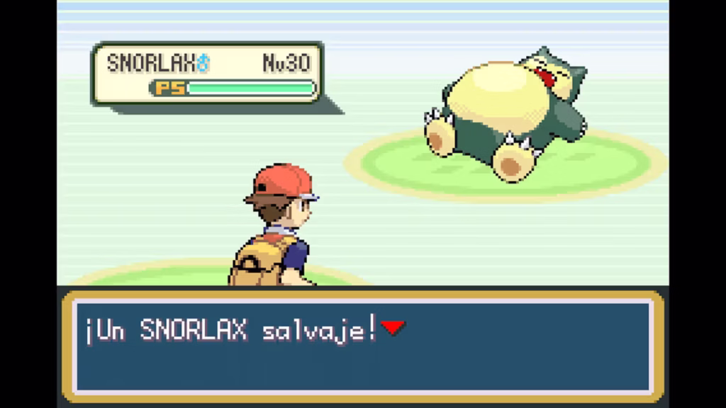Pokemon Rojo Fuego Snorlax