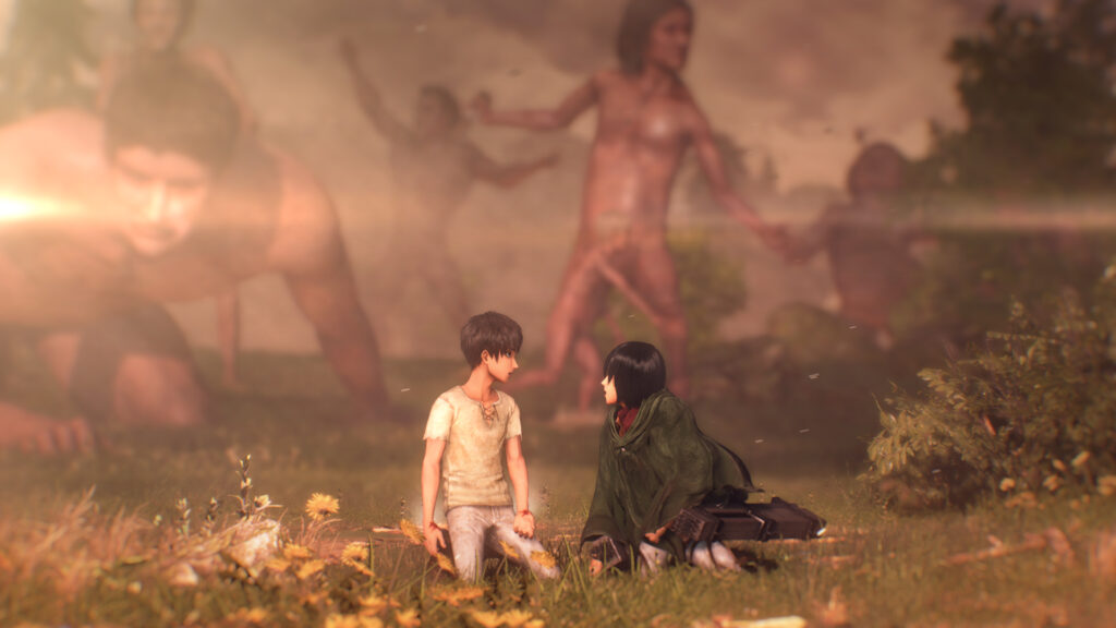 Attack on Titan 3 es oficial: la saga completa llega a PS5, Switch 2 y más Arte oficial de Attack on Titan 3 de Omega Force con el Titán Colosal al fondo