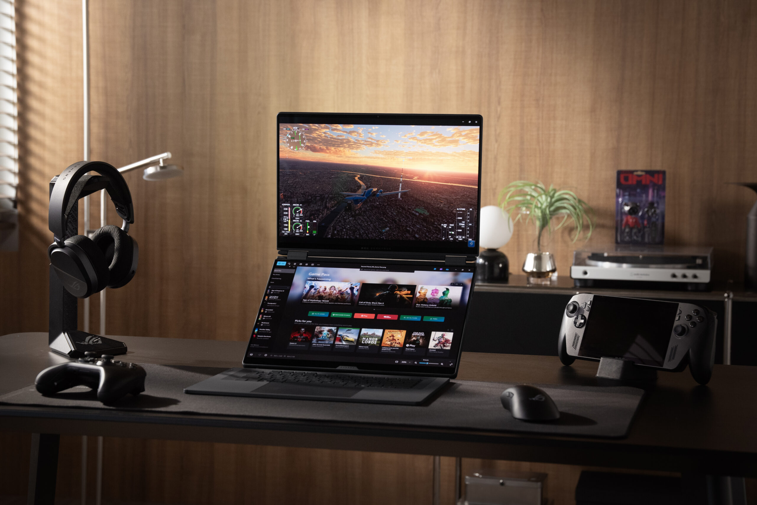 ROG Zephyrus Duo con doble pantalla