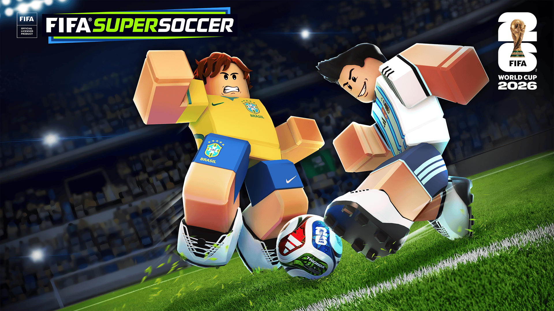 Evento oficial FIFA Copa Mundial 2026 en Roblox con estadio virtual y selecciones nacionales