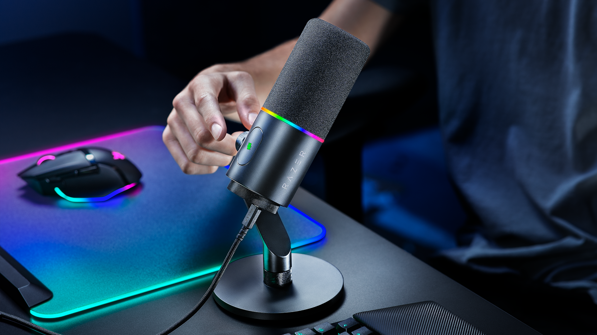 Razer Seiren V3 Pro, mejor micrófono para streaming 2026