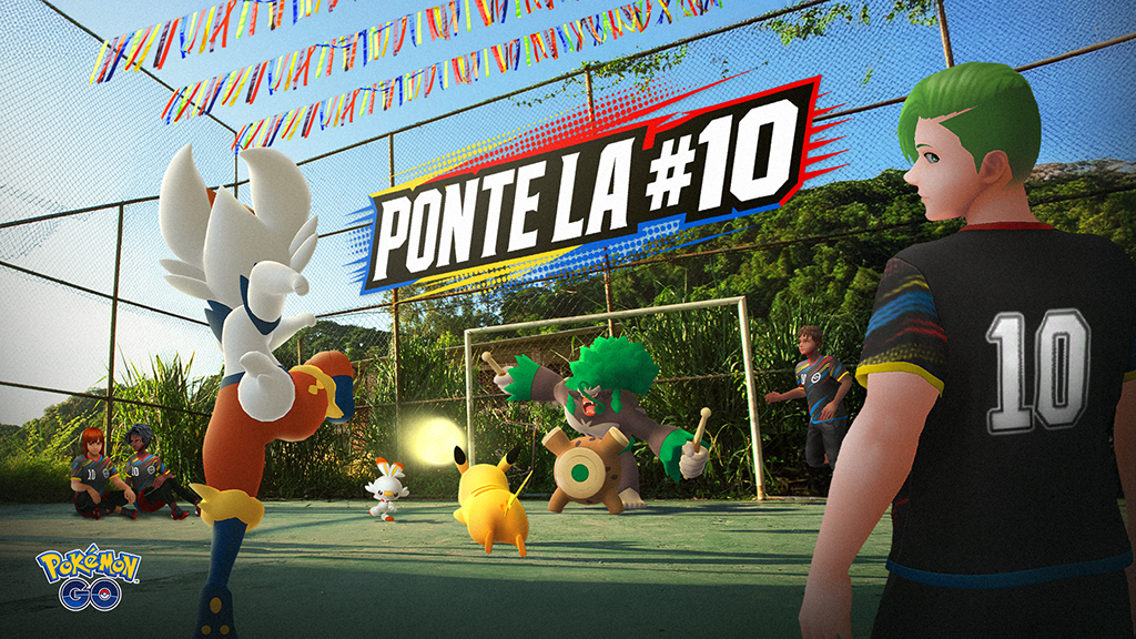 Pokémon GO evento aniversario América Latina camiseta 10