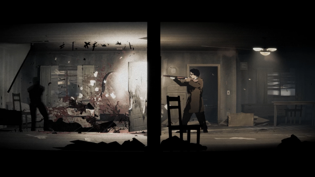 Silver Pines llega el 8 de octubre con demo disponible ya en Steam Silver Pines survival horror metroidvania Team17 — investigador en pueblo abandonado con estética neo-noir rotoscopiada